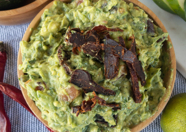 Game Day Guacamole w/ Spicy Biltong