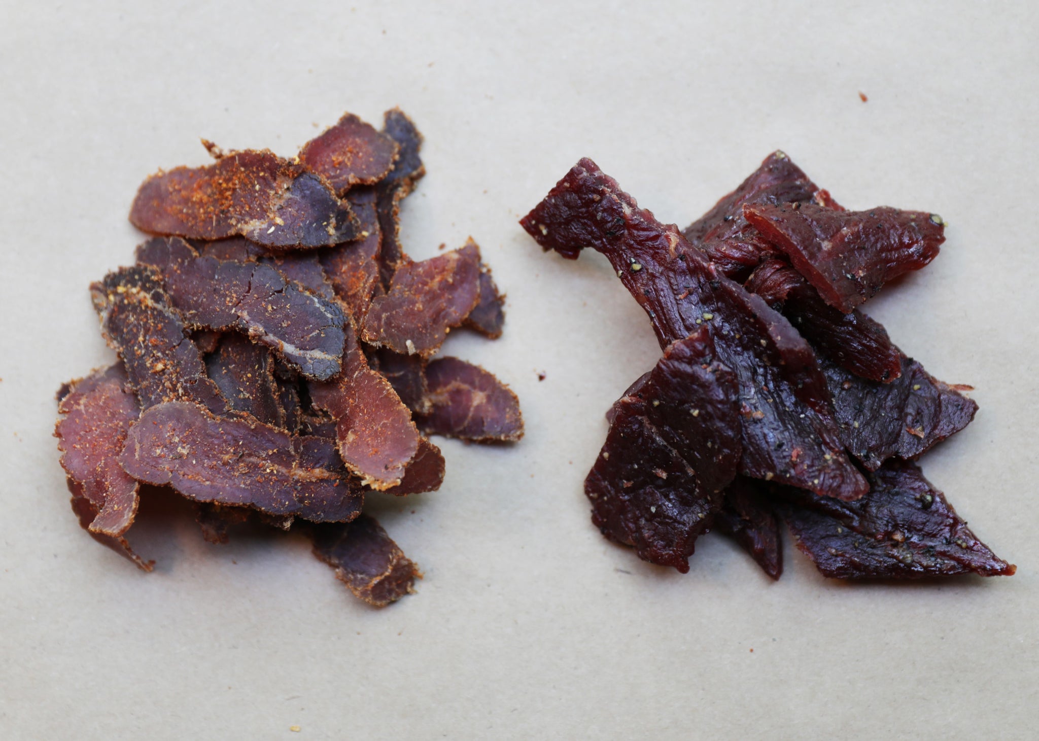 What is the difference between Biltong and Beef Jerky?