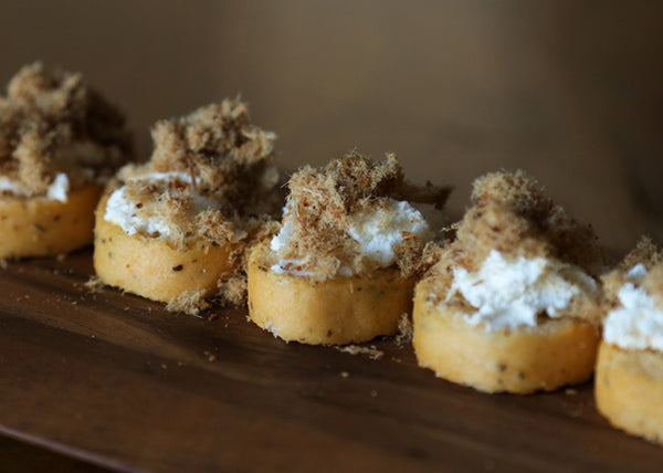Grated Biltong Crostini Recipe