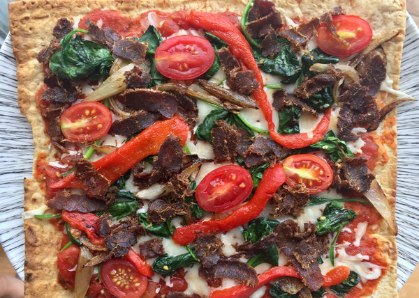 Spicy Biltong Pizza