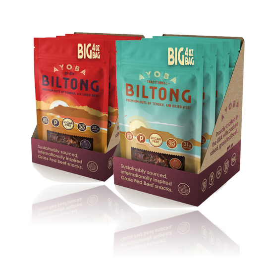 Big 4oz Biltong Keto Snack Cases of 4
