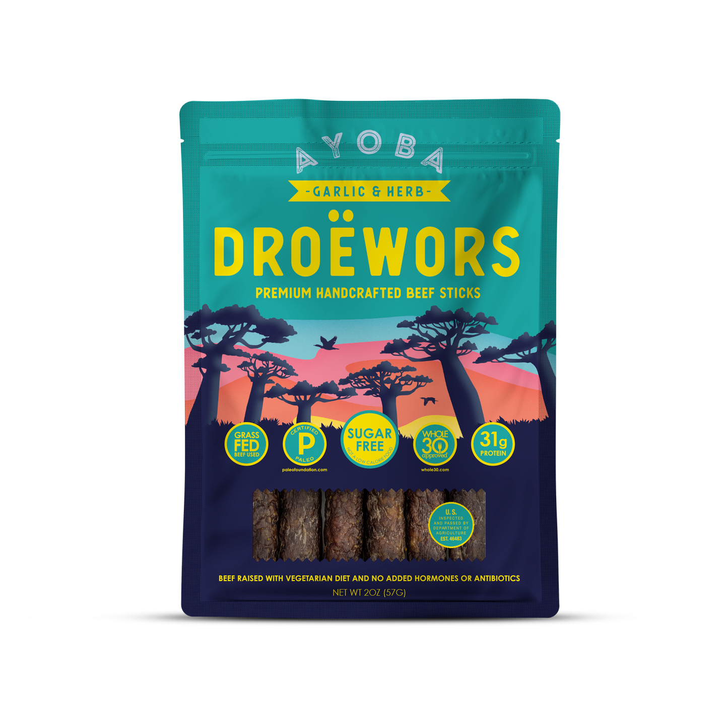 Garlic & Herb Droewors