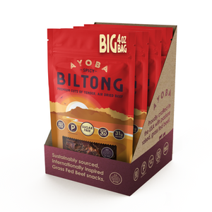 Big 4oz Biltong Keto Snack Cases of 4