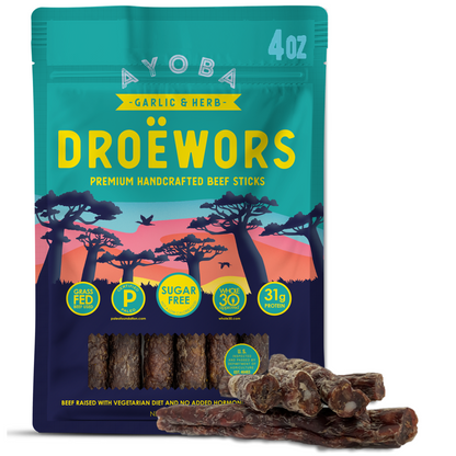 Garlic & Herb Droewors 2 oz or 4 oz