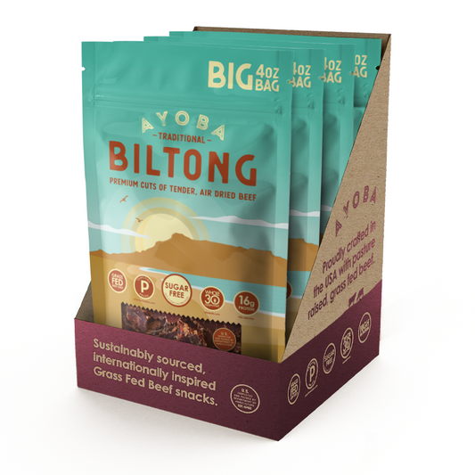 Biltong Case of 4 (4 oz Each)