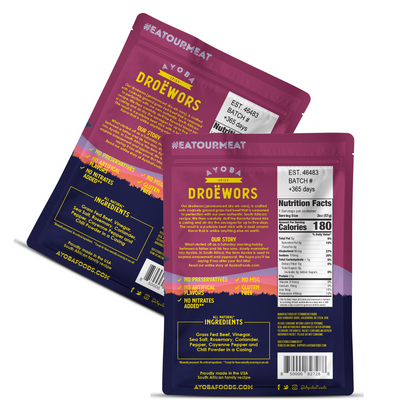 Spicy Droewors 2 oz or 4 oz