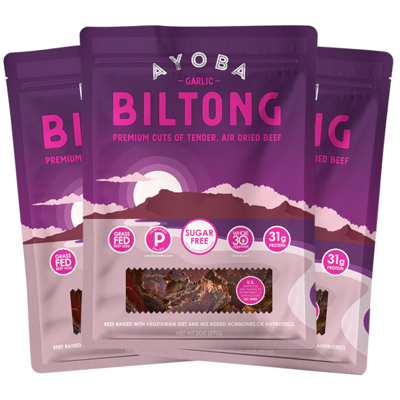 Grass Fed Biltong 3 Pack (2oz Each)