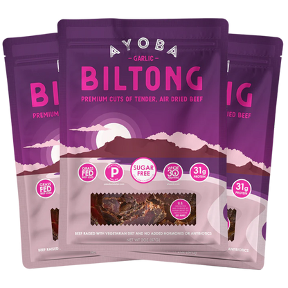 Grass Fed Biltong 3 Pack (2oz Each)