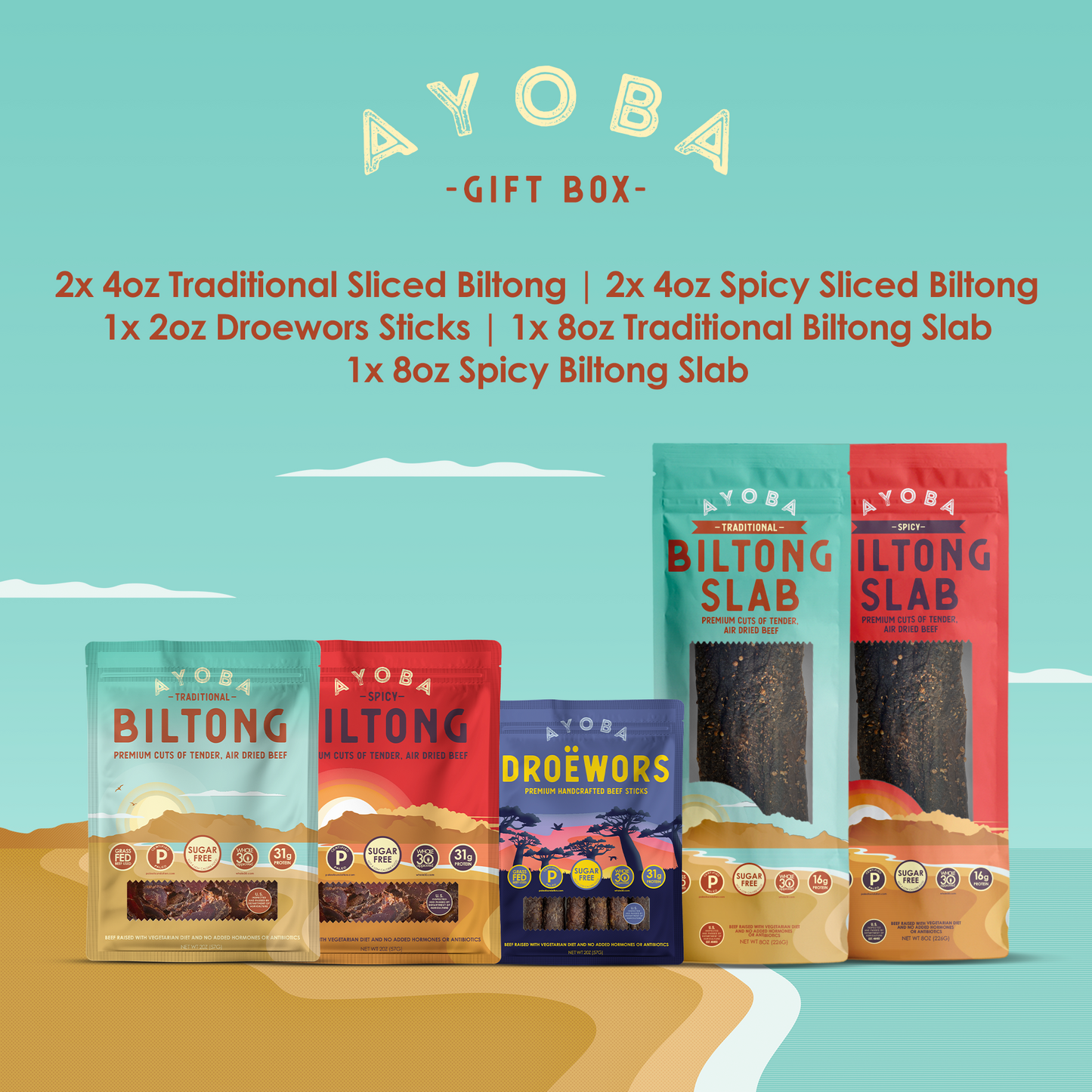 Ayoba Biltong Gift Box