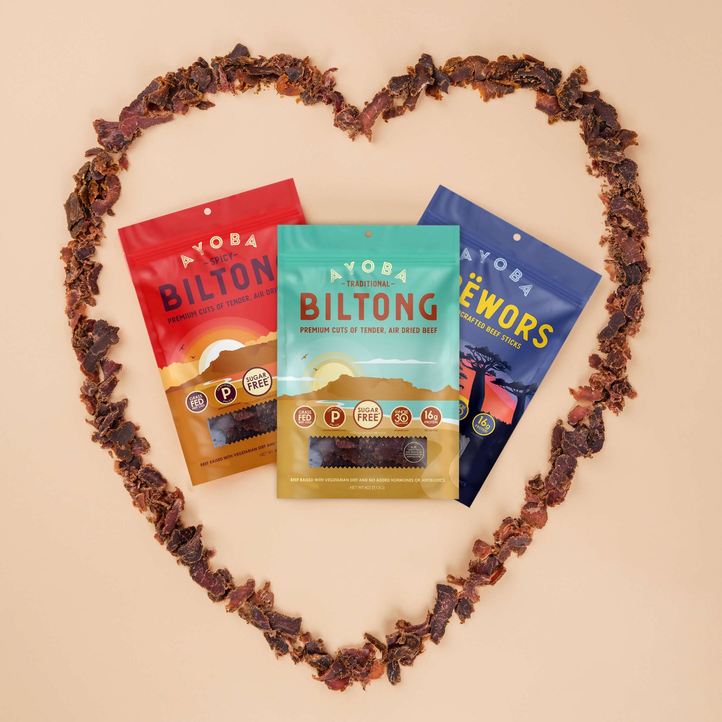 Ayoba Valentine's Day Gift Beef Snack Bundle For Men