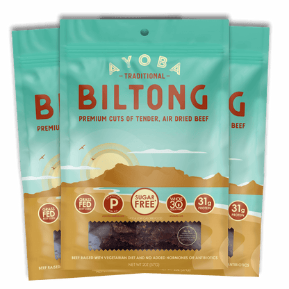 Grass Fed Biltong 3 Pack (2oz Each)