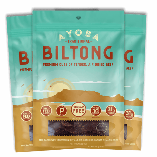 Grass Fed Biltong 4oz (Pack of 3)